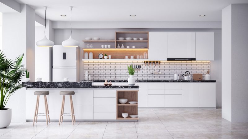 What are the different types of a kitchen renovation?